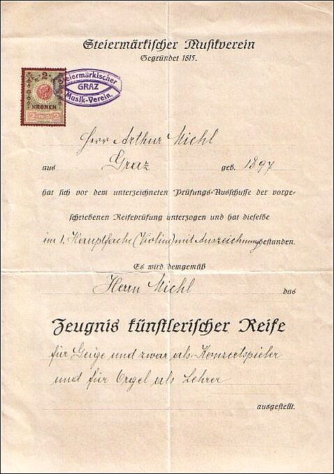 Schul Zeugnis