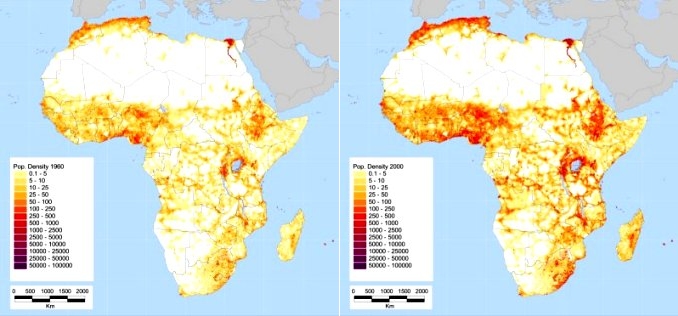 Africa Population Density